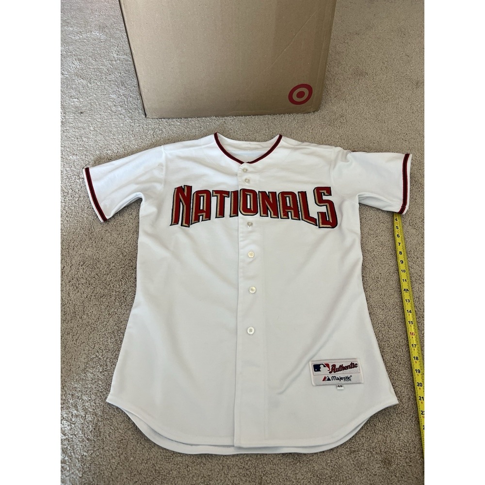 Rare Authentic Vintage 2000's Washington Nationals On-Field Majestic Jersey 44